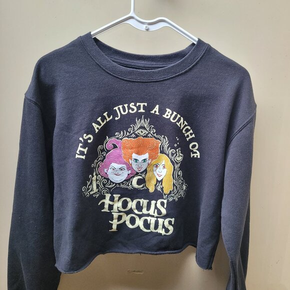 Disney Hocus Pocus Cropped Sweatshirt - Picture 1 of 4